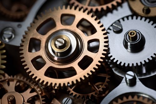 機器部件工廠工業機械齒輪零件攝影圖片 攝影圖
